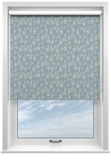 Woodland Phlox, Blue - Roller Blind